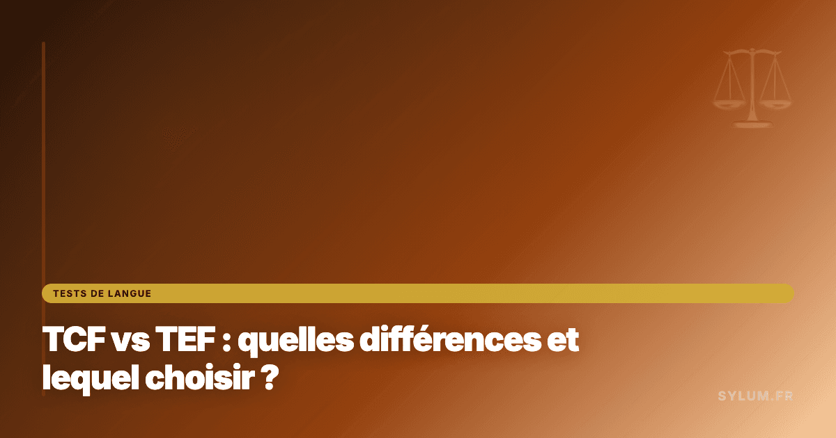TCF vs TEF : quelles différences et lequel choisir ?